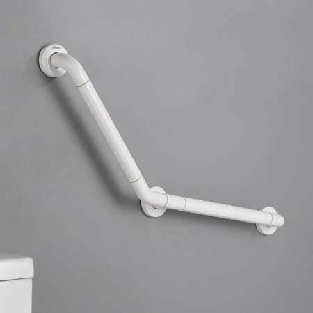 Hospital white abs disabled bathroom shower handrail handicap safety grab bar grab rail for bathtub